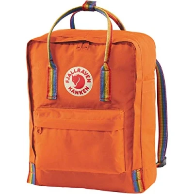 Image of Fjallraven F23620 212 907 Kånken Rainbow Burnt Orange Pattern OneSize