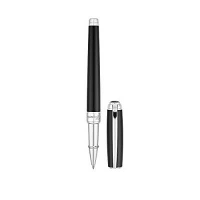 Image of S.T. Dupont Line D Medium Rollerball Pen Black/Palladium