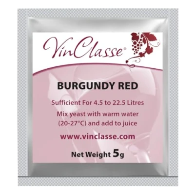 Image of VinClasse Burgundy Red Wine Yeast 5 Gram Sachet