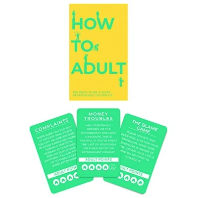 Image of Gift Republic GR490093 How To Adult 100 Cards, Green
