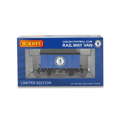 Image of Chelsea FC Football Club Official Hornby Limited Edition Train Vent Van OO Gauge