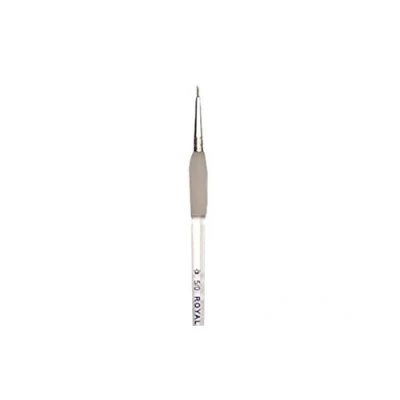 Image of Royal &amp; Langnickel Paint Brush Soft Grip Round Taklon 250 5/0 Color: Gold