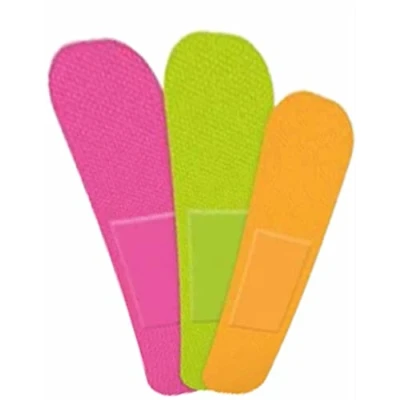Image of P Store PaulStore 80 x Neon Waterproof Plasters Washproof Breathable Adhesive First Aid Healing