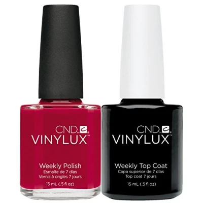 Image of CND Vinylux Creative Top Coat Weekly Nail Polish, 15 ml, Wildfire