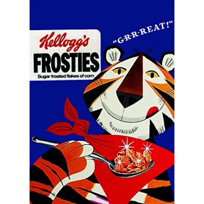 Image of Vintage Kellogg&#039;s Frosties Tea Towel