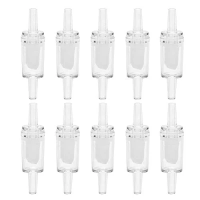 Image of 10Pcs Aquarium Air Pump Check Valves Plastic One Way Non return Valve Accessories for Fish Tank (White)