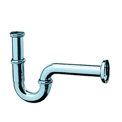 Image of hansgrohe 53002000 Pipe Trap Spare Part, Chrome, 1 Pack