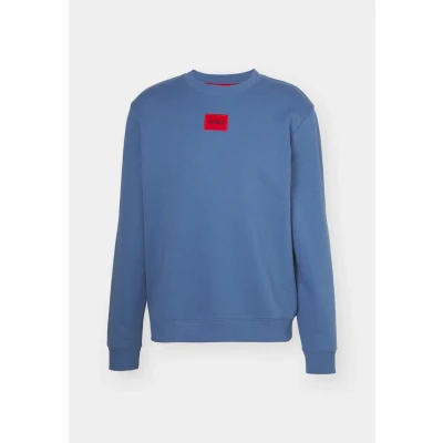 Image of HUGO Diragol Sweatshirt, Men&#039;s, Size: Large, Medium blue