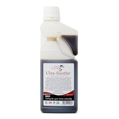 Image of Ulsa Soothe horse supplement 500ml. Aloe Vera juice with powerful healing and soothing properties including Slippery Elm, Seabuckthorn Liquorice.