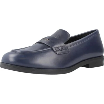 Image of Geox Women&#039;s D Cloridie A Moccasin, Navy, 4 UK