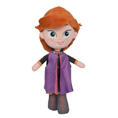 Image of Disney Friends Style Anna Plush Toy 25cm, Orange / Purple