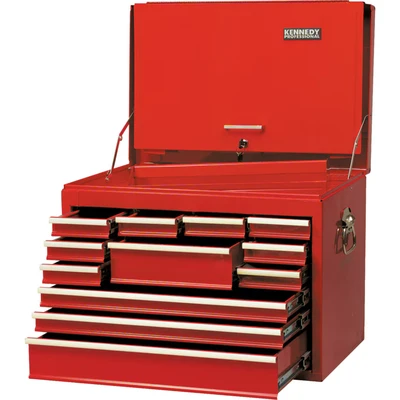 Image of Kennedy Red 12 Drawer Extra Deep Tool Chest