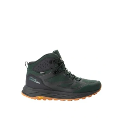 Image of Jack Wolfskin Men&#039;s Terraventure Texapore Mid M Hiking Shoe, Black Olive, 8 UK