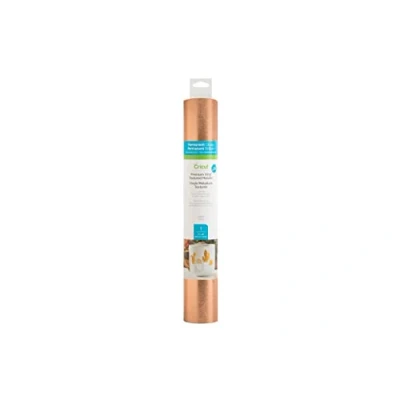 Image of Cricut Premium Vinyl Textured Metallic Permanent, Copper
