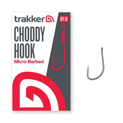 Image of Trakker Choddy hooks Micro Barbed Size 4 (10 pieces) Carp