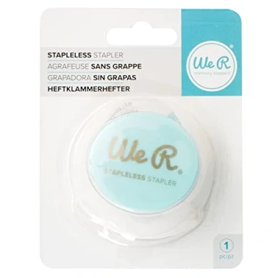 Image of We R Memory Keepers Stapleless Stapler Tool, Synthetic Material, Multi Colour, 12.1 x 9.4 4.9 cm