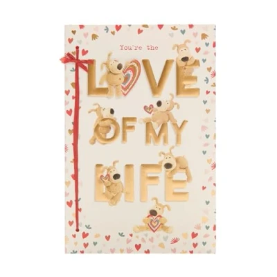 Image of Boofle Valentine&#039;s Day Card For The One I Love Cute Design