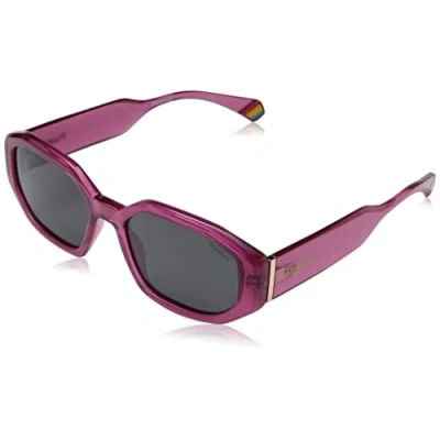 Image of Polaroid Sunglasses, Women&#039;s, Size: 55, Pink