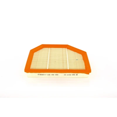 Image of 13727843283, 7843283 Air Filter BOSCH F 026 400 508 37,3mm 235,6mm 213mm Insert BMW: 4 Coupe, Convertible, 5 Saloon