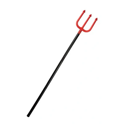Image of Bristol Novelty BA062 Devil Fork, Unisex Adult, Red, Large, 45 Inch