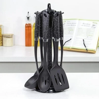 Image of Blackmoor 6 Piece Utensil Set Black