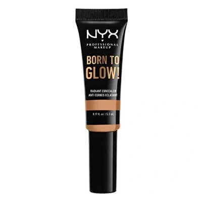 Image of NYX Professional Makeup Born to Glow Radiant Concealer, Iridescent Finish, Reduces Under Eye Circles, Highlight and Contour, Vegan Formula, Shade: Neutral Buff