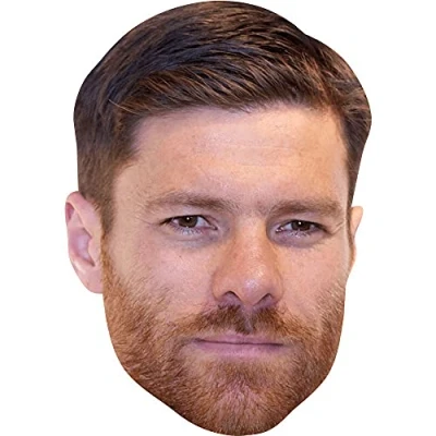 Image of Xabi Alonso (Beard) Celebrity Mask, Flat Card Face, Fancy Dress Mask
