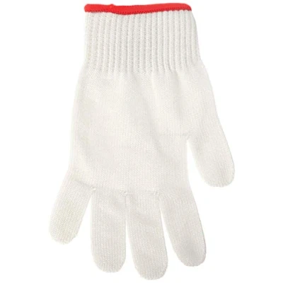 Image of Mercer Culinary M33413S Millennia Level A5 Cut Glove, Stainless Steel and Ultra high Molecular Weight polyethylene, White