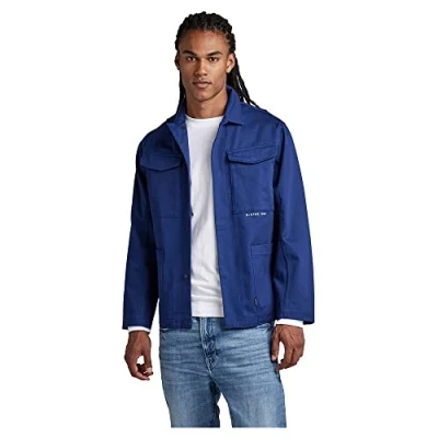 Image of G STAR RAW Men&#039;s Chore Overshirt, blue (ballpen D22936 C900 1822), S
