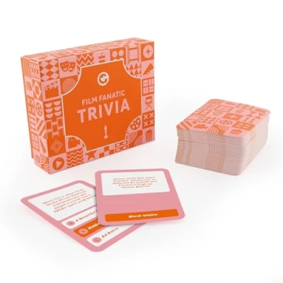 Image of Ginger Fox Games Film Fanatic Trivia Card Game For Movie Buffs, Critics And Cinematic Enthusiasts Test Your Knowledge 2+ Players Ages 14+