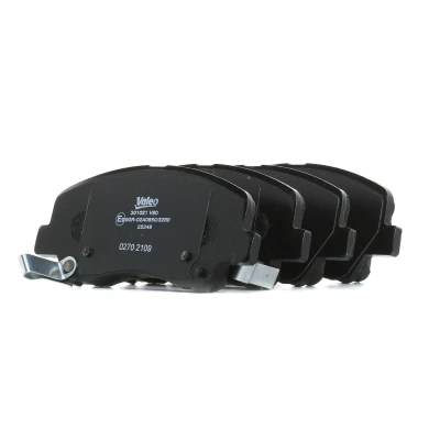 Image of 581011RA05, 581011VA00, 581014LA00, 58101C8A00, 58101C8A10 Brake pad set VALEO 301021 KIA: Rio 3, 4, III Box Body / Hatchback