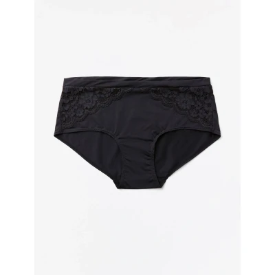 Image of Lindex BRIEF REGULAR IRIS​ Briefs, Women&#039;s, Size: 18/20, Black