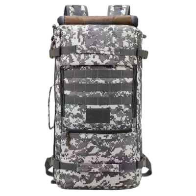Image of RMW 70L Army Tactical Backpack Rucksack Hiking Camping Military Trekking Bag Outdoor (Camouflage 1)