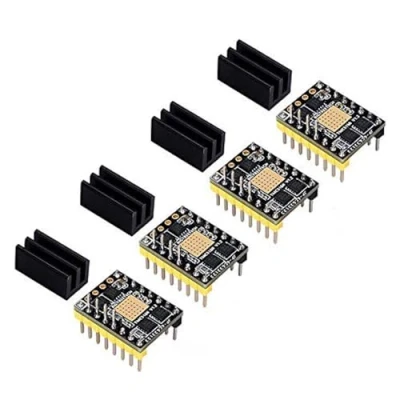 Image of KINGPRINT TMC5160 v1.3 Stepper Motor StepStick Mute Silent Driver Support SPI with Heatsink for 3D Printer Control Board (4 Pieces)
