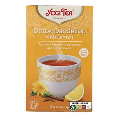 Image of YOGI TEAS AYURVEDIC Organic Detox with Lemon 17bags (PACK OF 1)