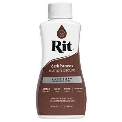 Image of Rit Liquid Fabric Dye Dark Brown 236ml
