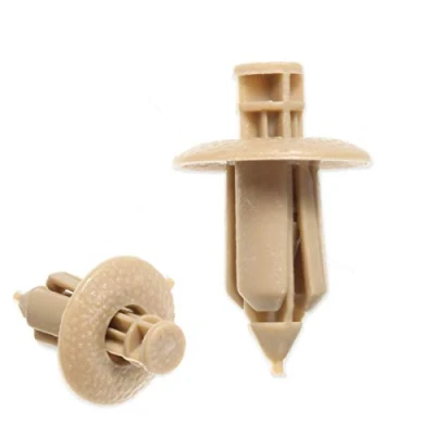 Image of C FUNN 10pcs Plastic Rivet Trim Panel Car Fastener Clip Door Beige For VOLVO C70/S60/S80/V70