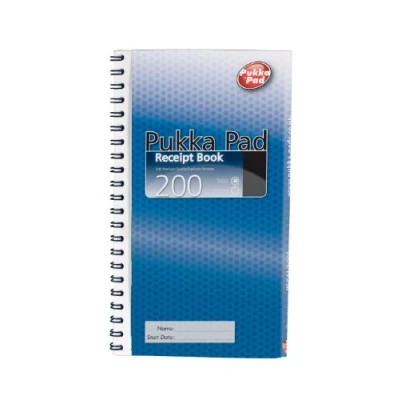 Image of Pukka Pad, NCR Duplicate Receipt Book 152x280mm