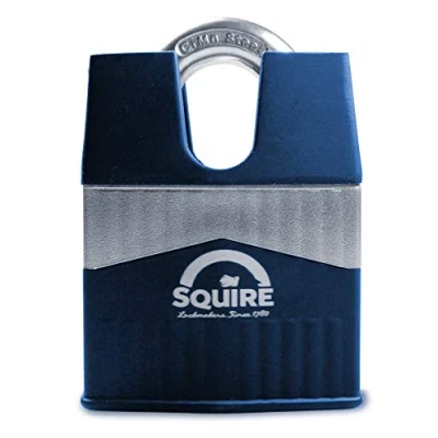 Image of Henry Squire Warrior High Security Closed Shackle 5 Pin Cylinder Padlock, 65 mm (Length) x 34 ((Width))
