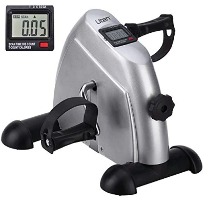 Image of Uten Mini Exercise Bike Pedal Exerciser Resistance Cycle Indoor Gym