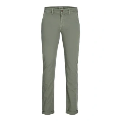 Image of JACK &amp; JONES Men&#039;s Jpstmarco Jjsouth Chino Trousers, Agave Green, 31 W/36 L