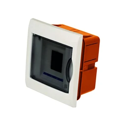 Image of Electraline 60439 IP40 Distribution Board with Door 4 Compartments White