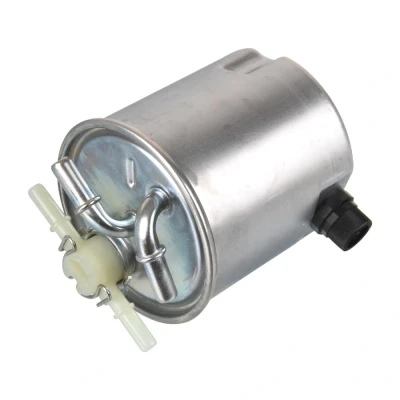 Image of 8200619849, 8660003051 Fuel Filter FEBI BILSTEIN 176291 In Line Filter, with water drain screw valve DACIA: Sandero I, SUZUKI: Jimny Off Road