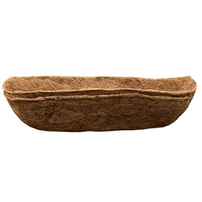 Image of Selections Pack of 2 Garden Co Wall Basket Planter Coco Trough Liner 60cm