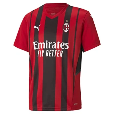 Image of Puma AC Milan 2021/22 Season Jersey Home, Unisex