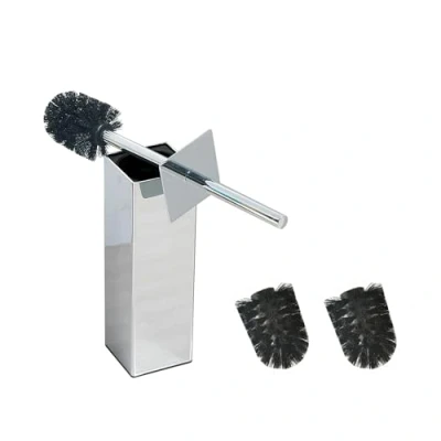 Image of BGL Stainless Steel Material Stand Toilet Brush Holder For Bathroom And Hotel (chrome)