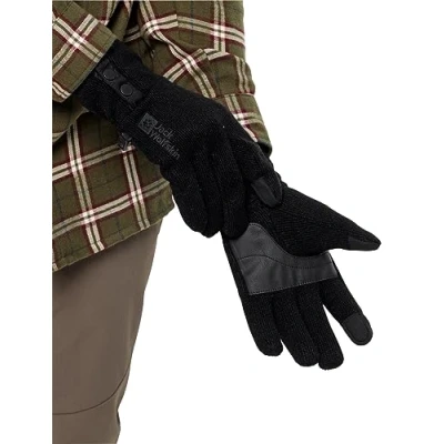 Image of Jack Wolfskin Winter Wool Glove, Black, XS