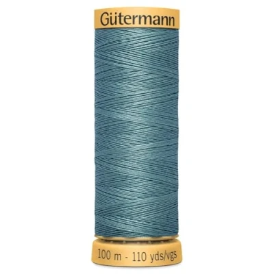 Image of Gutermann Natural Cotton 100m Quilting Sewing Machine Thread Green 7325