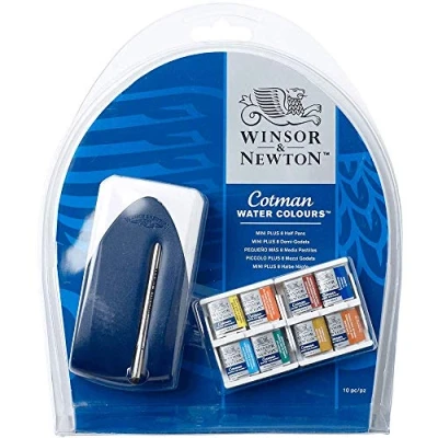 Image of Winsor and Newton Cotman Watercolour Mini Plus Set
