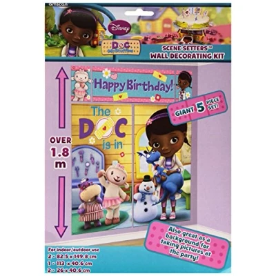 Image of amscan Disney Doc McStuffins Scene Setters